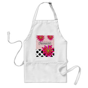 Pharmacist Whimsical Flowers Standard Apron