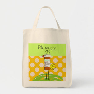 Pharmacist Whimsical Rx Bird Tote