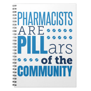 Pharmacists Are Pillars Funny Pharmacist Pharmacy Notebook