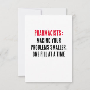Pharmacists: Making your problems smaller, one Thank You Card