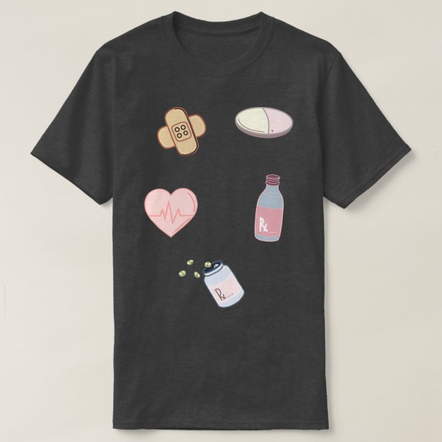 Pharmacology Sticker Pack Legal Drug Dealer 1 T-Shirt (Design Front)