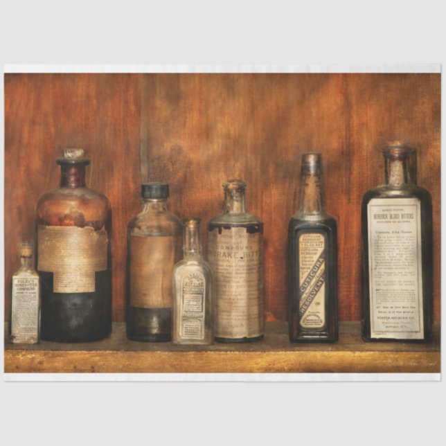 Pharmacy - Burdock blood bitters Tissue Paper (Front)