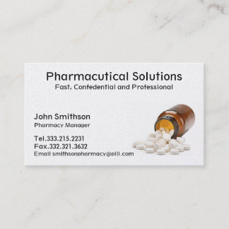 Pharmacy Business Card Pharmacist
