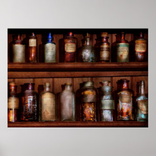Pharmacy - Caution Don't mix together Poster