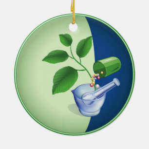 Pharmacy Ceramic Tree Decoration