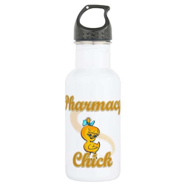 Pharmacy Chick 532 Ml Water Bottle (Front)