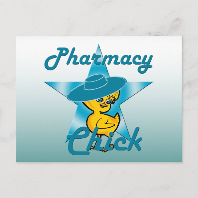 Pharmacy Chick #7 Postcard (Front)