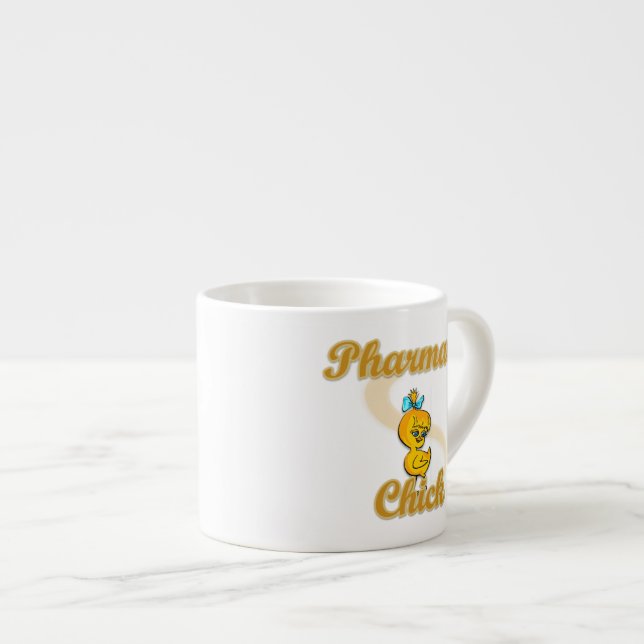 Pharmacy Chick Espresso Cup (Front Right)