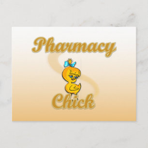 Pharmacy Chick Postcard