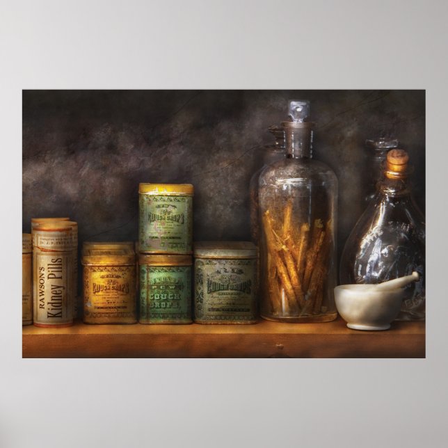 Pharmacy - Cough Drops & Kidney Pills Poster (Front)