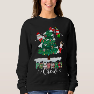 Pharmacy Crew Christmas Pills Snowman Reindeer San Sweatshirt