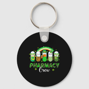 Pharmacy Crew Funny Pills Rainbow Pharmacist St Pa Key Ring