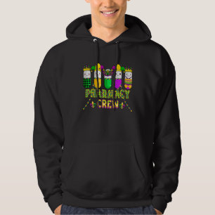 Pharmacy Crew Mardi Gras  Carnival Pharmacy Squad  Hoodie