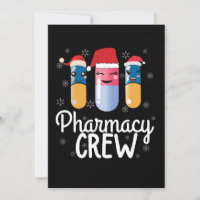 Pharmacy Crew. Pharmacist Christmas T-Shirt