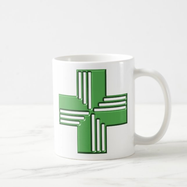 Pharmacy Cross Coffee Mug (Right)
