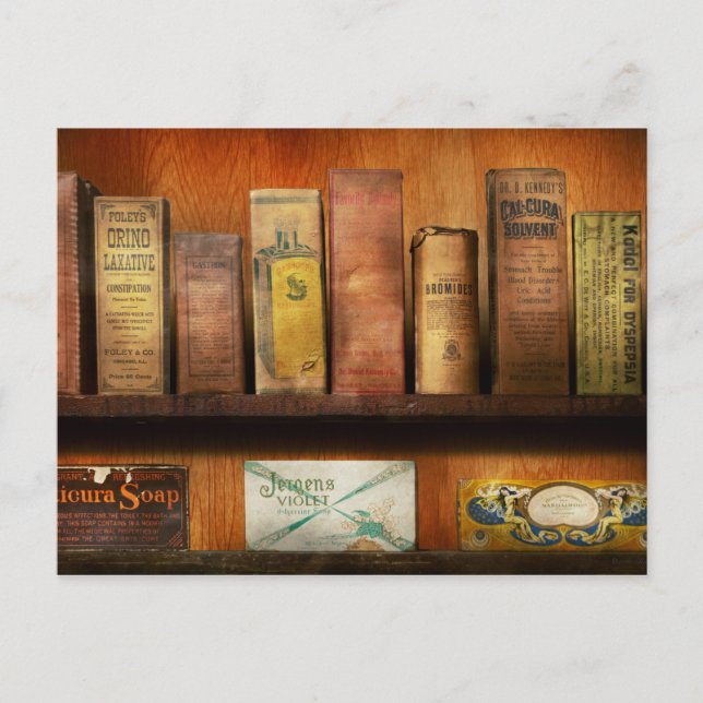 Pharmacy - Favourite Remedies Postcard (Front)