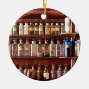 Pharmacy - For Medicinal Use Only Ceramic Tree Decoration