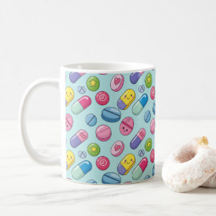 Pharmacy Happy Pills Kawaii Smileys Coffee Mug