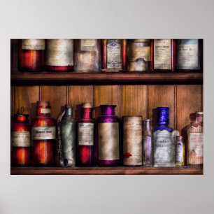 Pharmacy - Ingredients of Medicine Poster