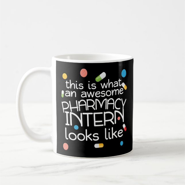 Pharmacy Intern Coffee Mug PharmD Student Gift (Left)