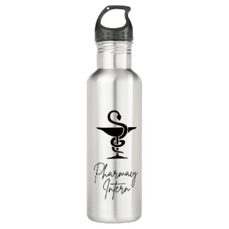 Pharmacy Intern Stainless Steel Water Bottle 