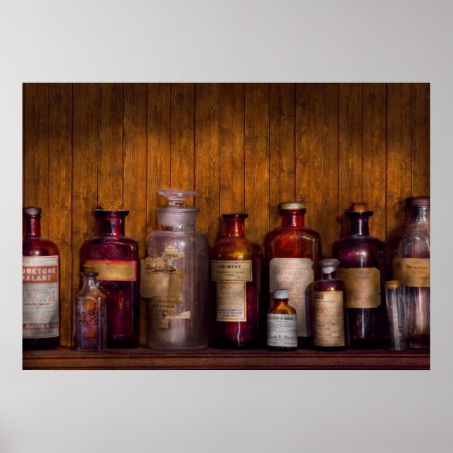 Pharmacy - Liniment, Lozenges, & Antiseptic Poster (Front)