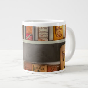 Pharmacy - Many coughing cures Large Coffee Mug