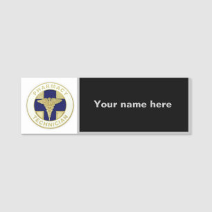 Pharmacy name tag