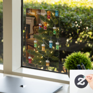 Pharmacy Office Christmas Tree Pill Bottle Holiday