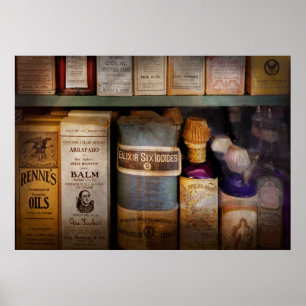 Pharmacy - Oils and Balms Poster