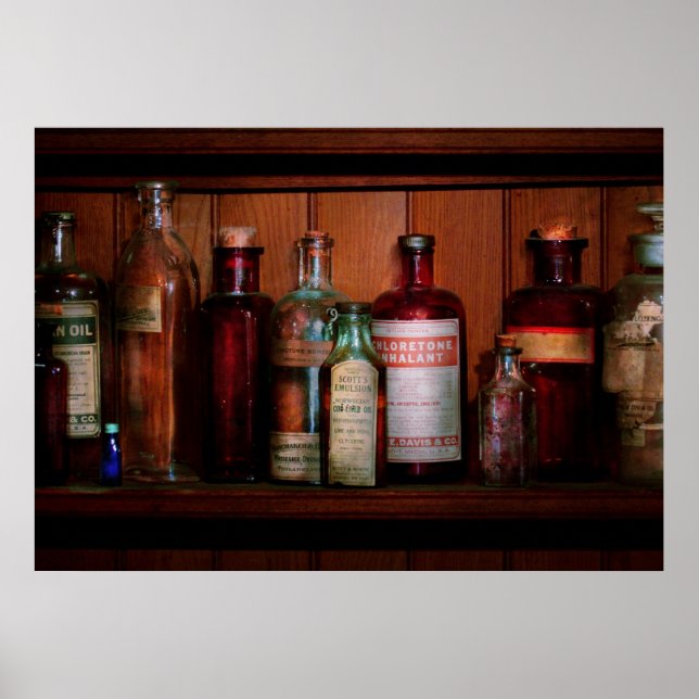 Pharmacy -  Oils and Inhalants Poster (Front)