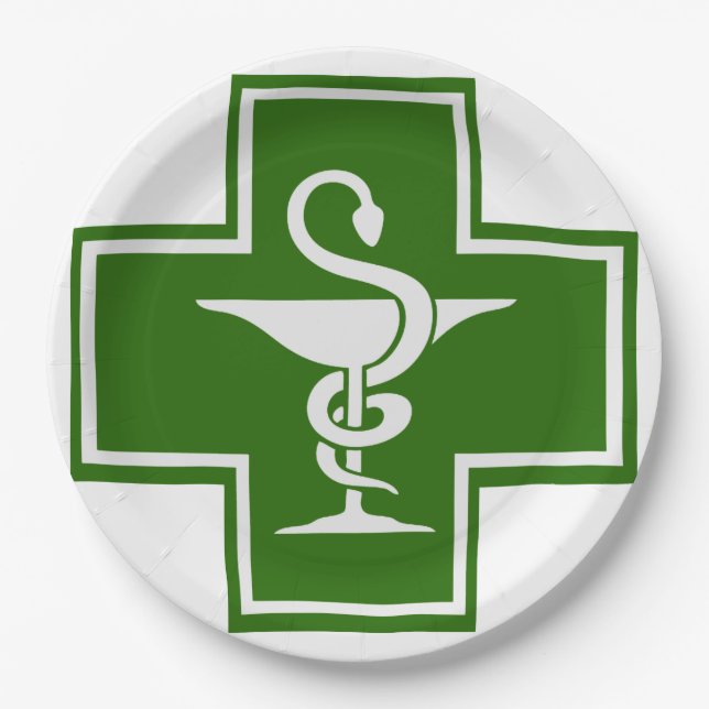 Pharmacy Party/Graduation Paper Plate (Front)