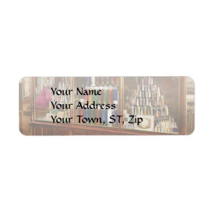 Pharmacy - Pharmaceutical Elegance 1876 Return Address Label