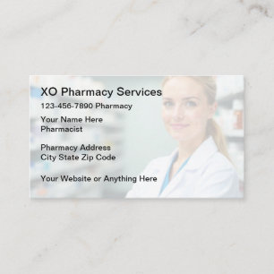 Pharmacy Pharmacist Business Cards Design