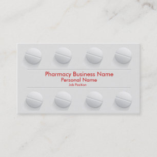 Pharmacy Pharmacist Business Drug Store Card