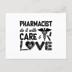 Pharmacy Pharmacist Do It With Care Pharmacists Postcard