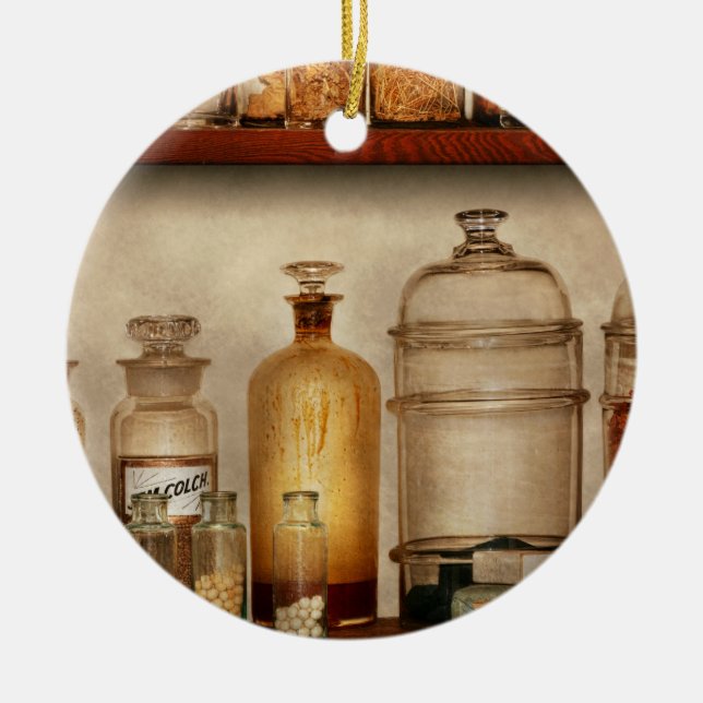 Pharmacy - Pharmacy curiosities Ceramic Ornament (Front)