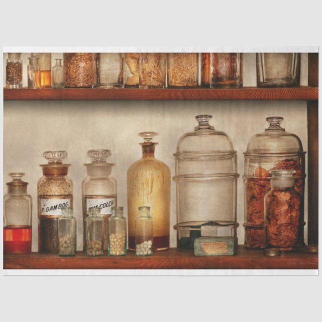 Pharmacy - Pharmacy curiosities Tissue Paper (Front)