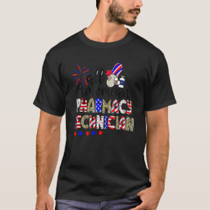 Pharmacy Pills Usa Flag Pharmacist  4th Of July 2 T-Shirt