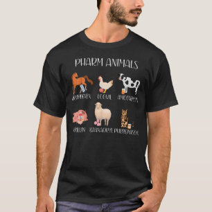 Pharmacy Puns Animals Funny Prescriptions Medical T-Shirt