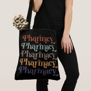 Pharmacy Retro Pharmacist Pharmacy Student Gift Tote Bag