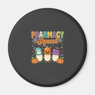 Pharmacy Squad Halloween Ghost Pills Design_1 Magnet