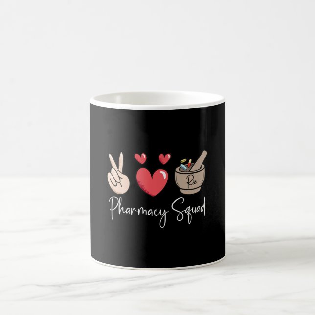 Pharmacy Squad Technician Tech Medicine Pharmacist Coffee Mug (Center)