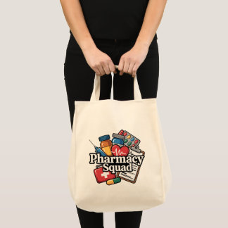 'Pharmacy Squad'. Tote Bag