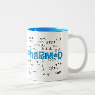 Pharmacy Student Pharm-D Gifts Two-Tone Coffee Mug