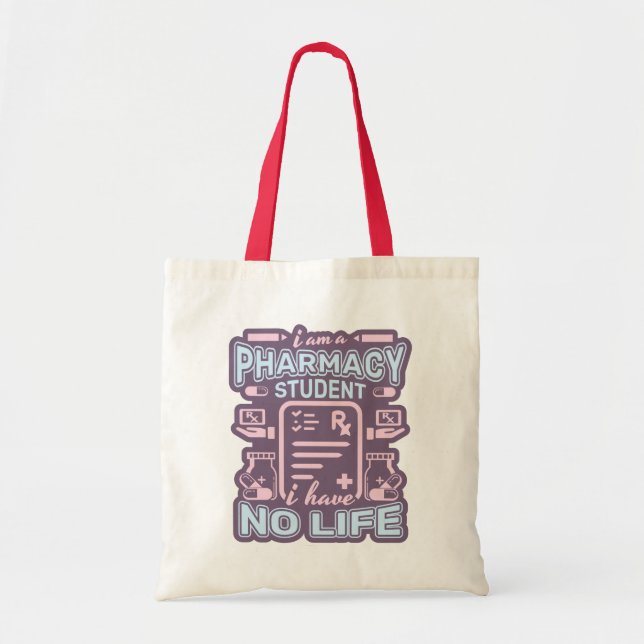 PHARMACY STUDENT QUOTES TOTE BAG (Front)