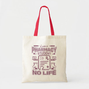 PHARMACY STUDENT QUOTES TOTE BAG
