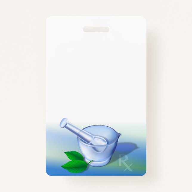 Pharmacy Symbol ID Badge (Front)