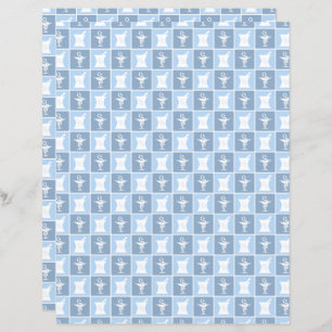 Pharmacy Symbol Pattern Scrapbook Paper