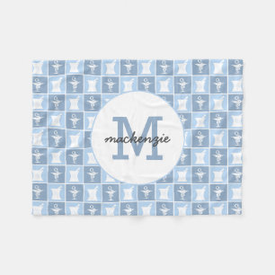 Pharmacy Symbol   Pharmacist   Pharmacy Custom Fleece Blanket